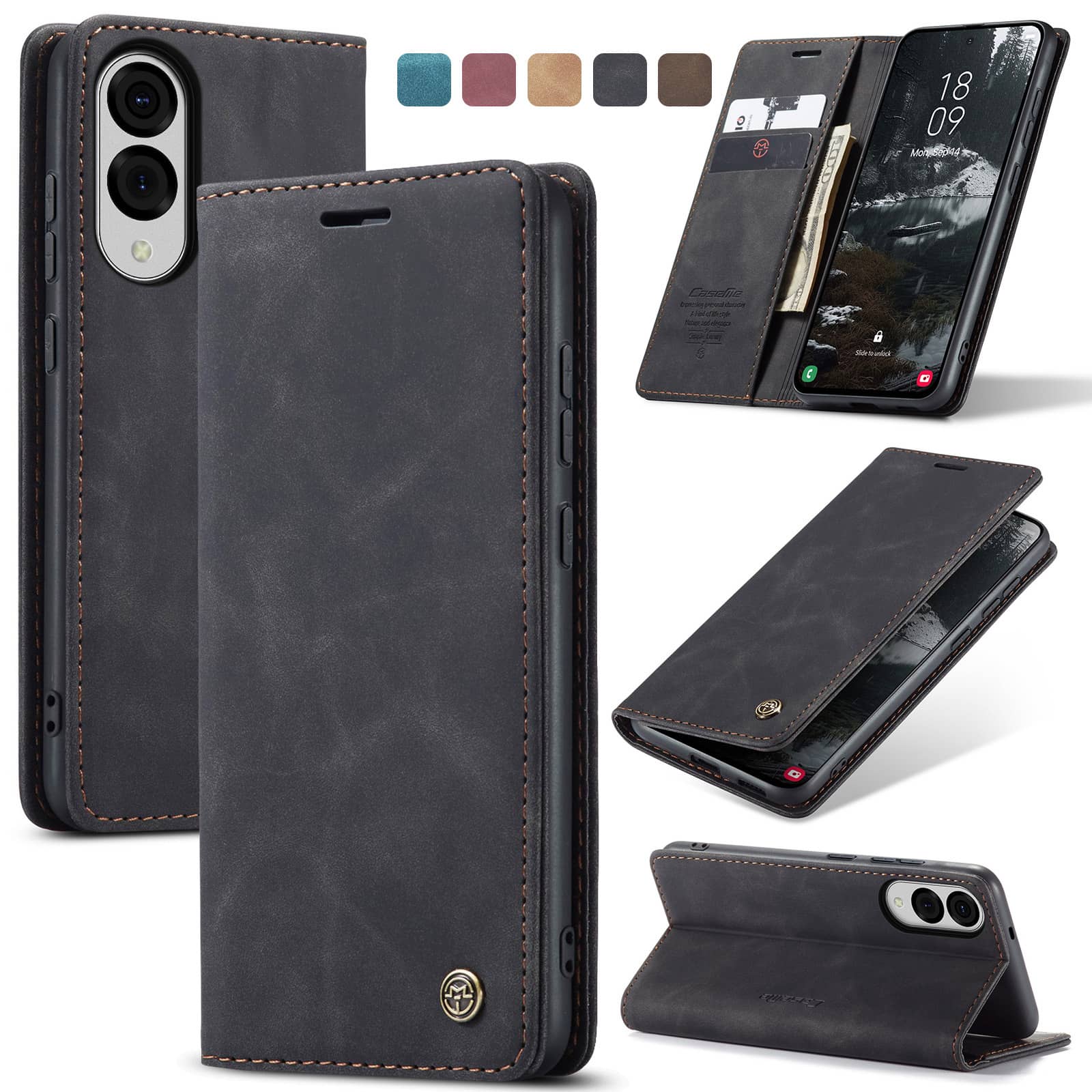 Flip Wallet Case for Samsung G – Leather Folio Wallet Case recenzja i cena