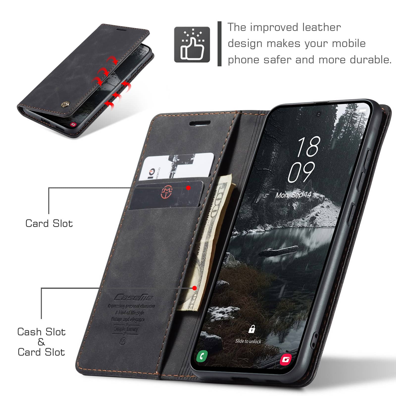 Flip Wallet Case for Samsung G – Leather Folio Wallet Case recenzja i cena