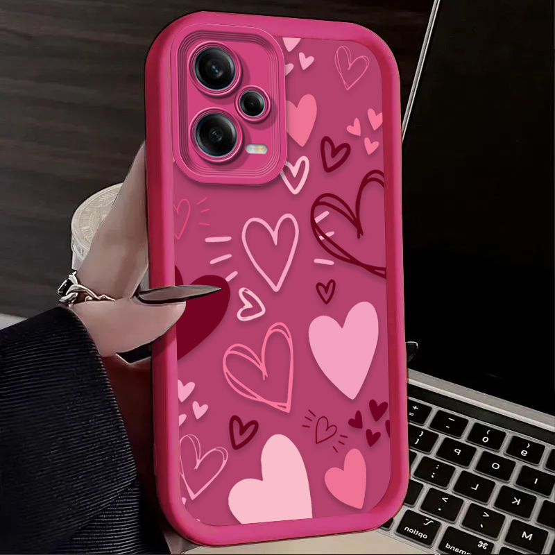 Pink Heart-shaped Phone Case f – Phone Cases Redmi recenzja i cena