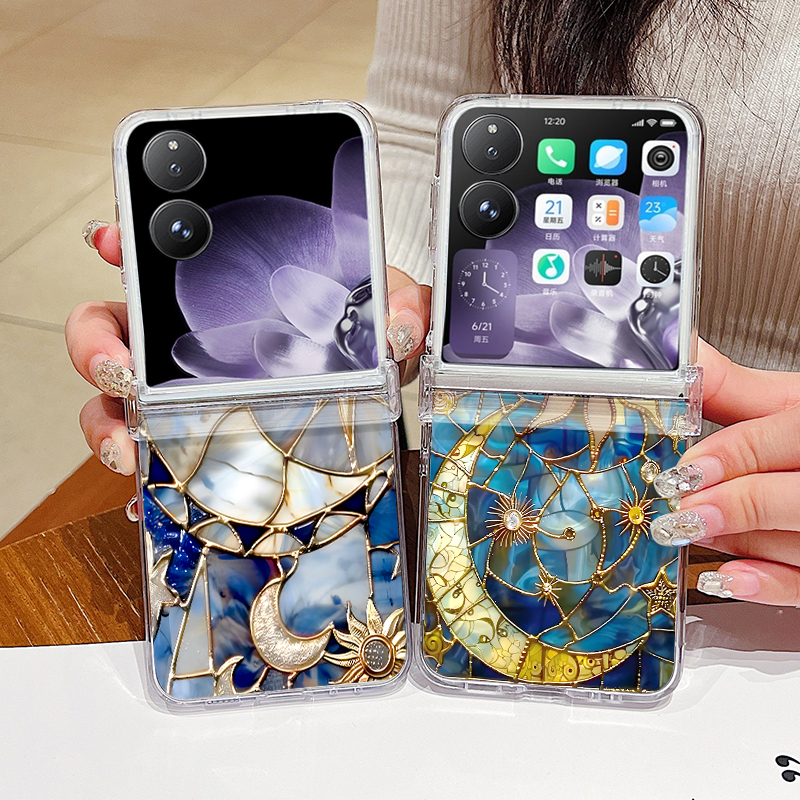 Retro Moon Star Pattern Phone  – Phone Cases Samsung recenzja i cena