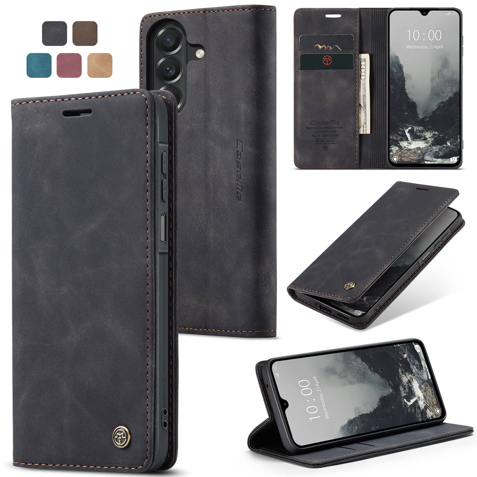 Flip Wallet Case for Samsung G – Leather Folio Wallet Case recenzja i cena