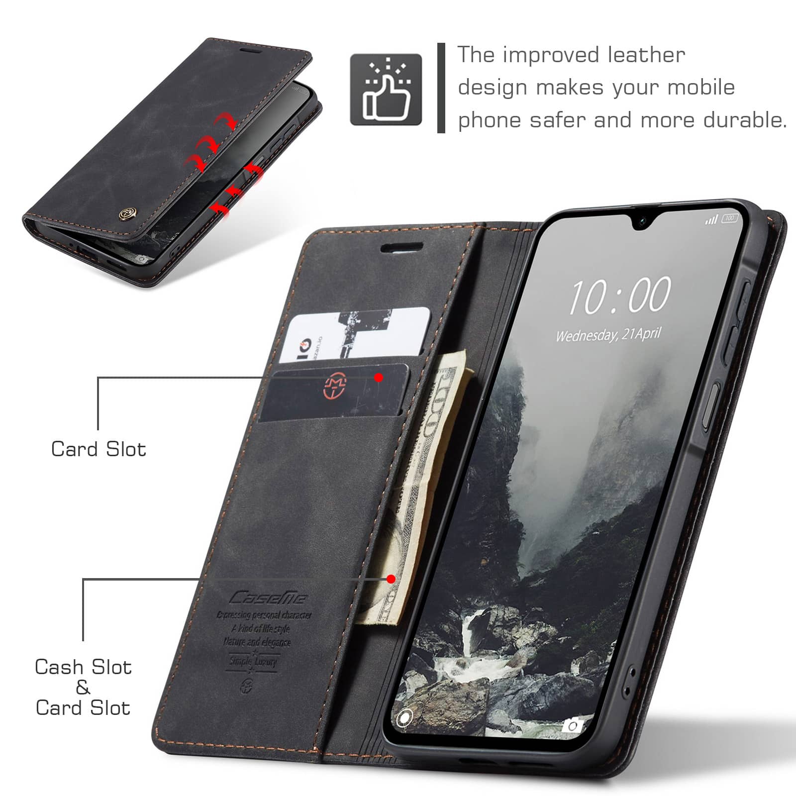 Flip Wallet Case for Samsung G – Leather Folio Wallet Case recenzja i cena