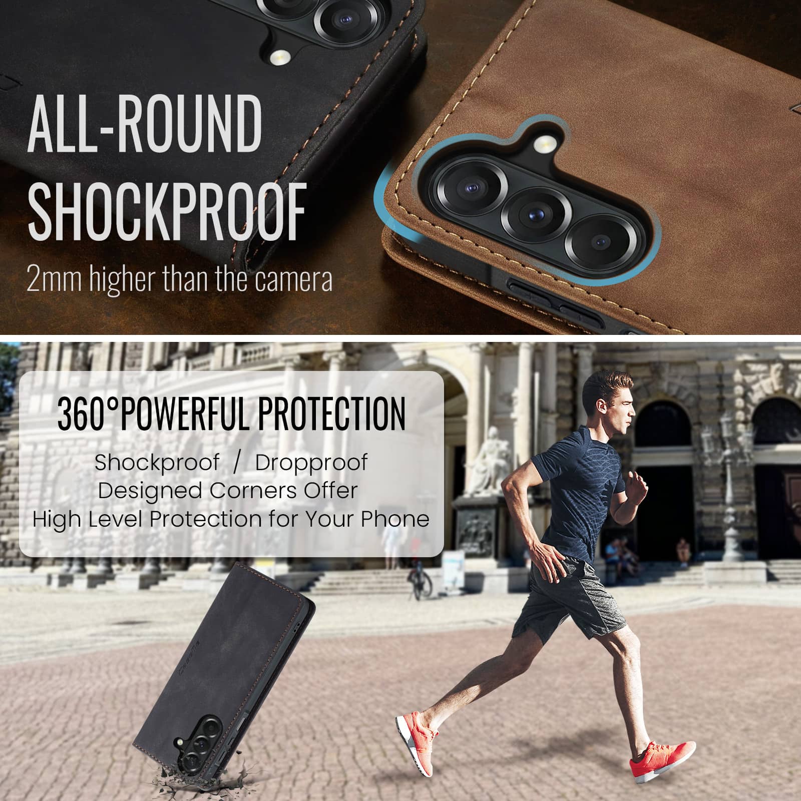 Flip Wallet Case for Samsung G – Leather Folio Wallet Case recenzja i cena