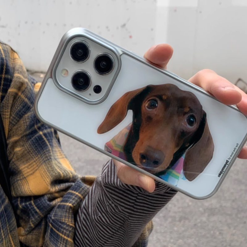 Cute Sausage Puppy Pattern Pho – Phone Cases That Charge Your Phone recenzja i cena
