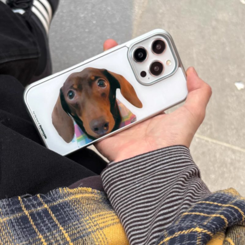 Cute Sausage Puppy Pattern Pho – Phone Cases That Charge Your Phone recenzja i cena
