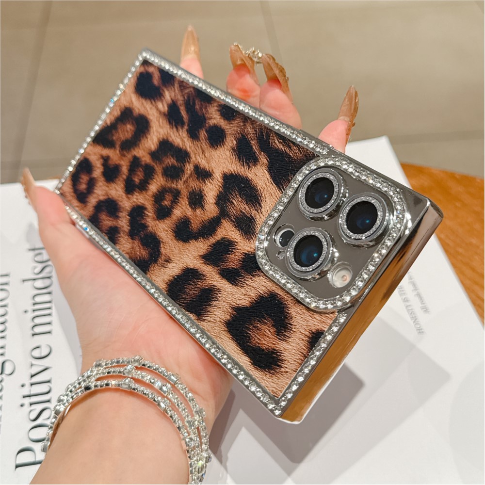 Luxury Diamond Leopard Print P – Luxury Plating Case recenzja i cena