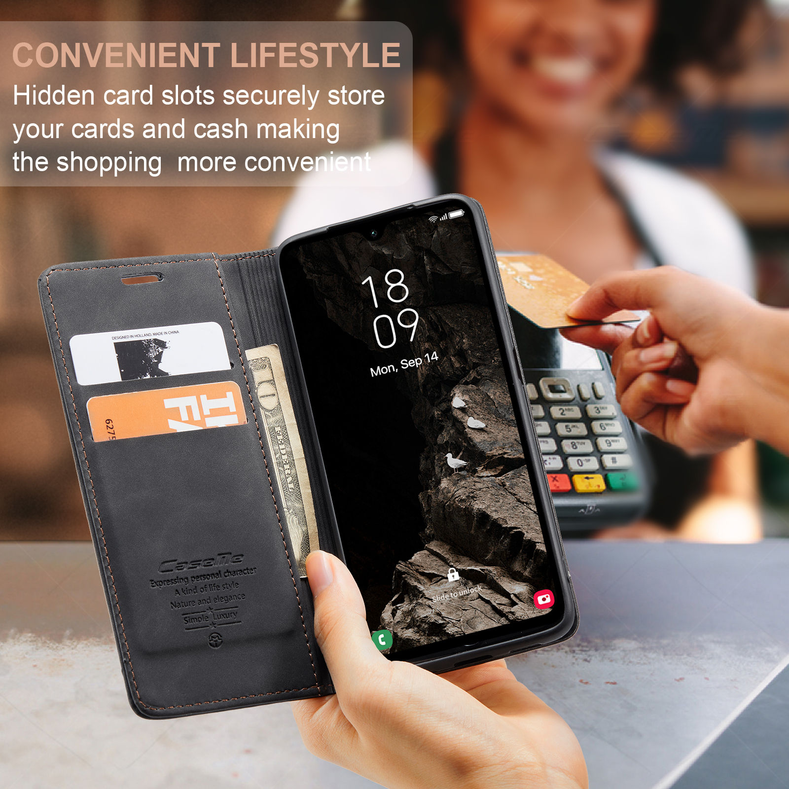 Flip Wallet Case for Samsung G – Leather Folio Wallet Case recenzja i cena