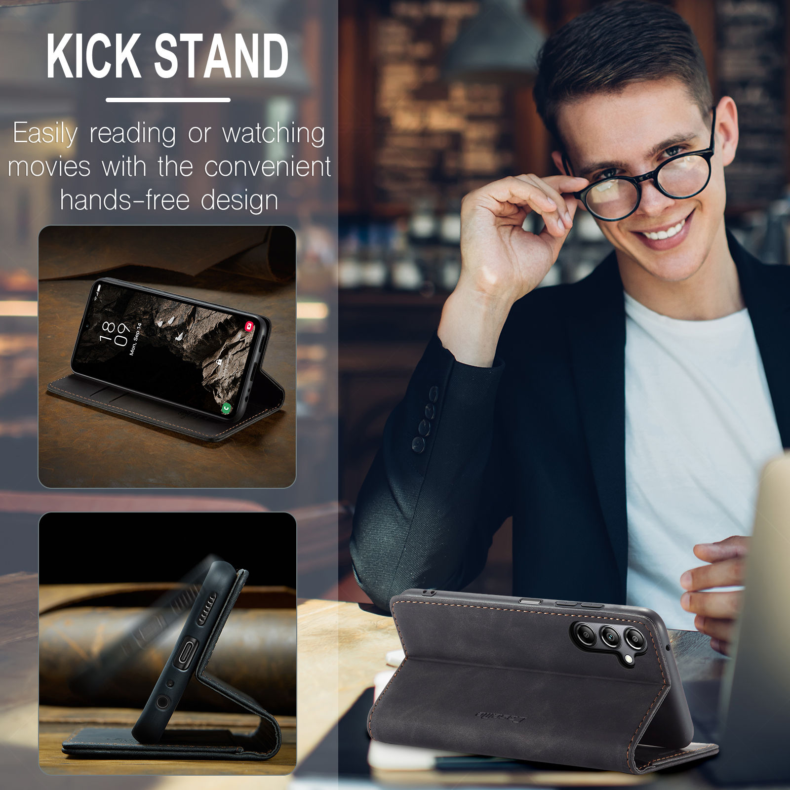 Flip Wallet Case for Samsung G – Leather Folio Wallet Case recenzja i cena