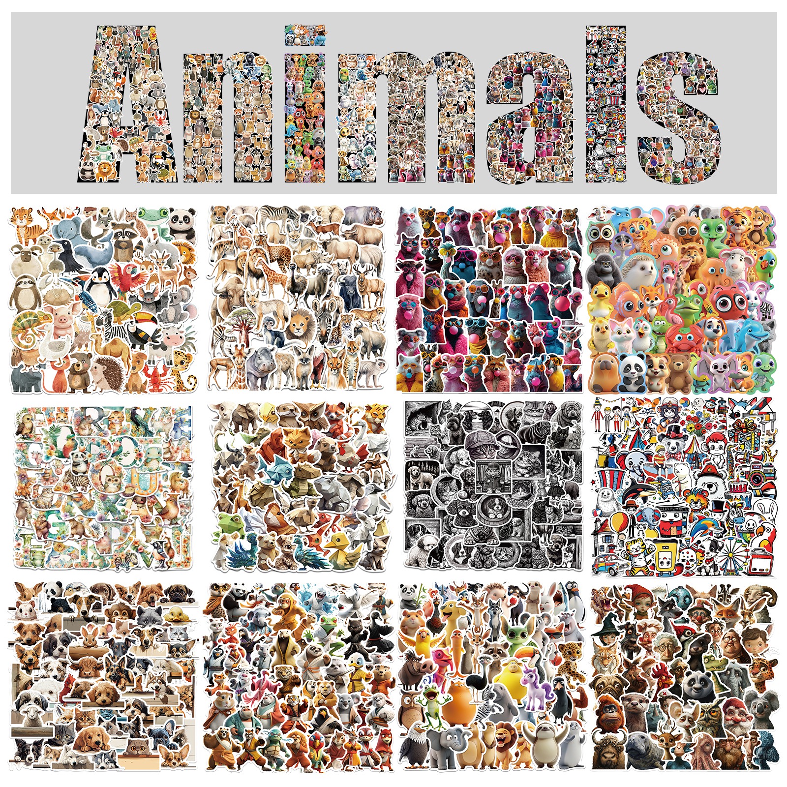 50PCS Cute Animal Water Bottle – Phone Cases Kids recenzja i cena