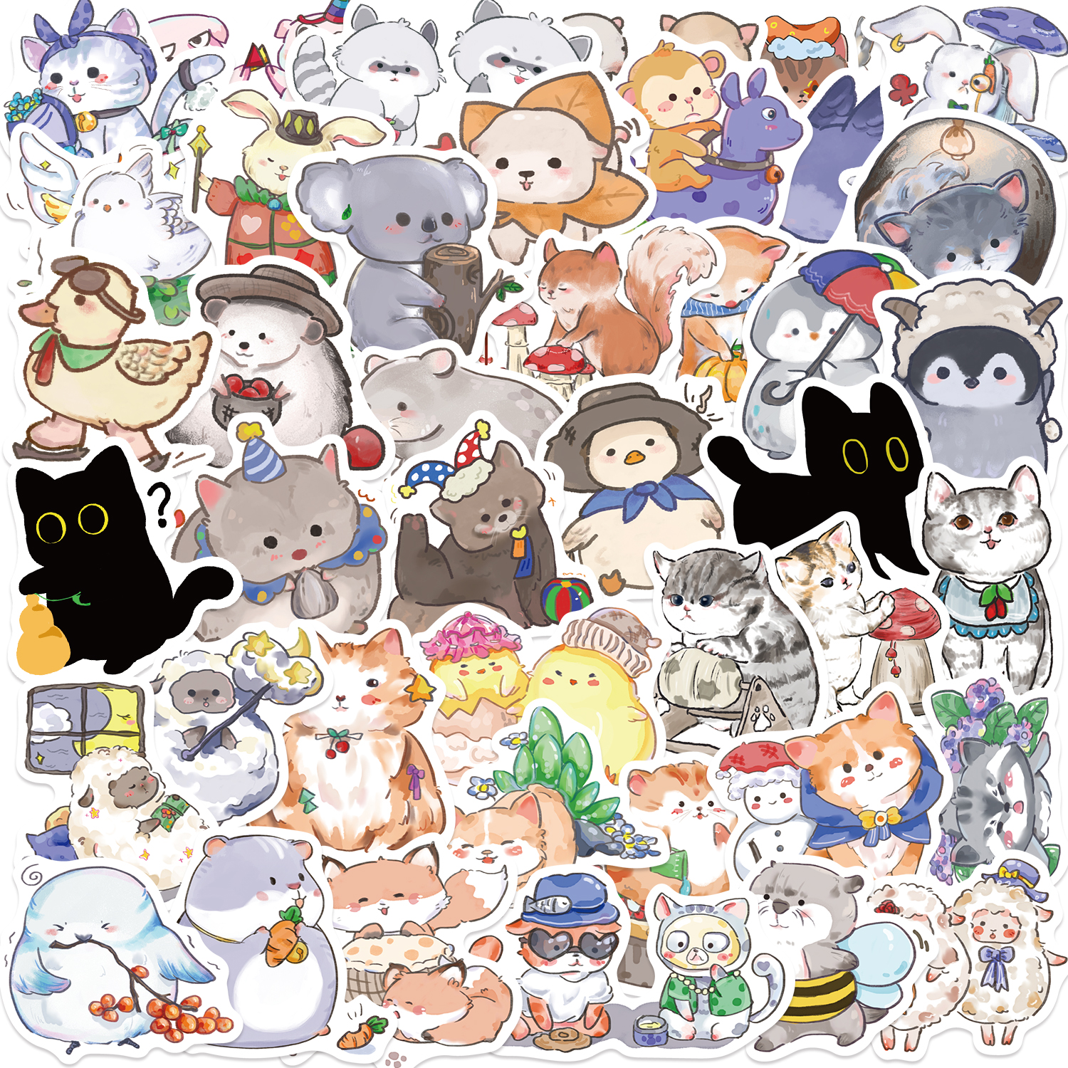 50PCS Cute Animal Water Bottle – Phone Cases Kids recenzja i cena