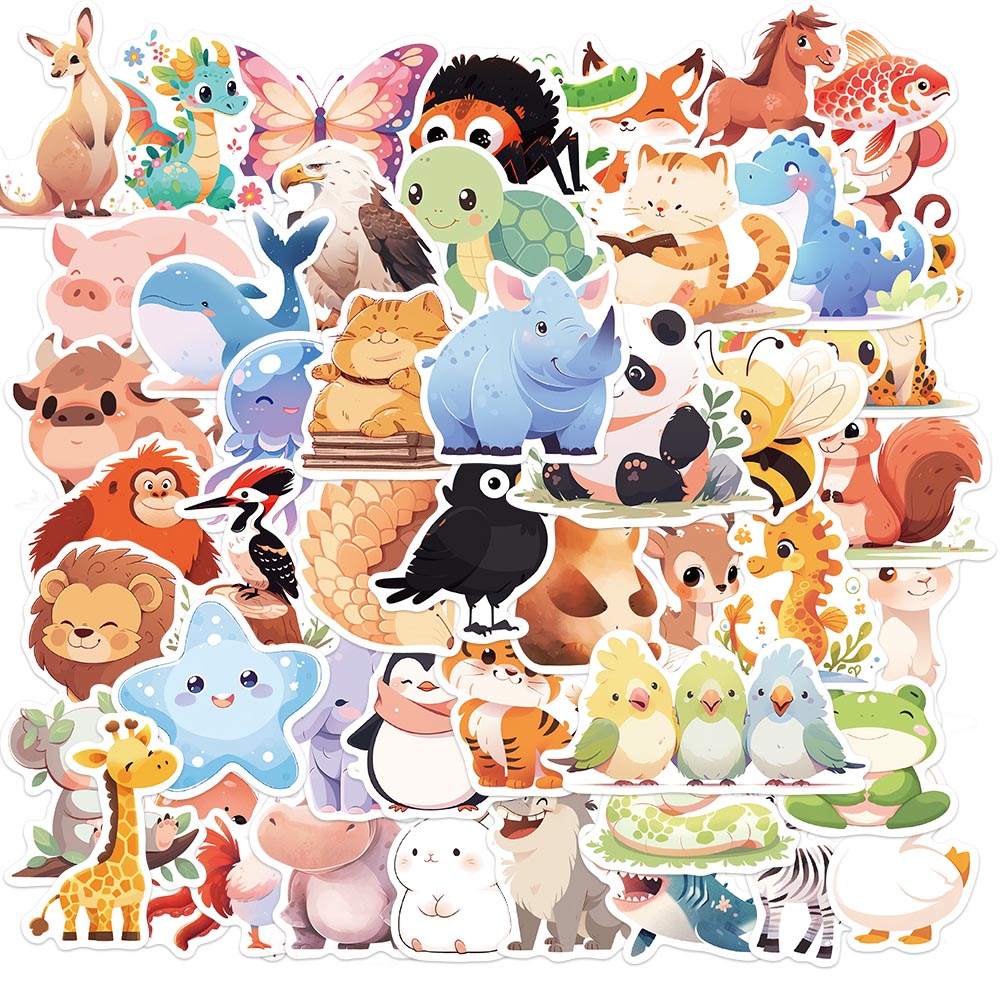 50PCS Cute Animal Water Bottle – Phone Cases Kids recenzja i cena
