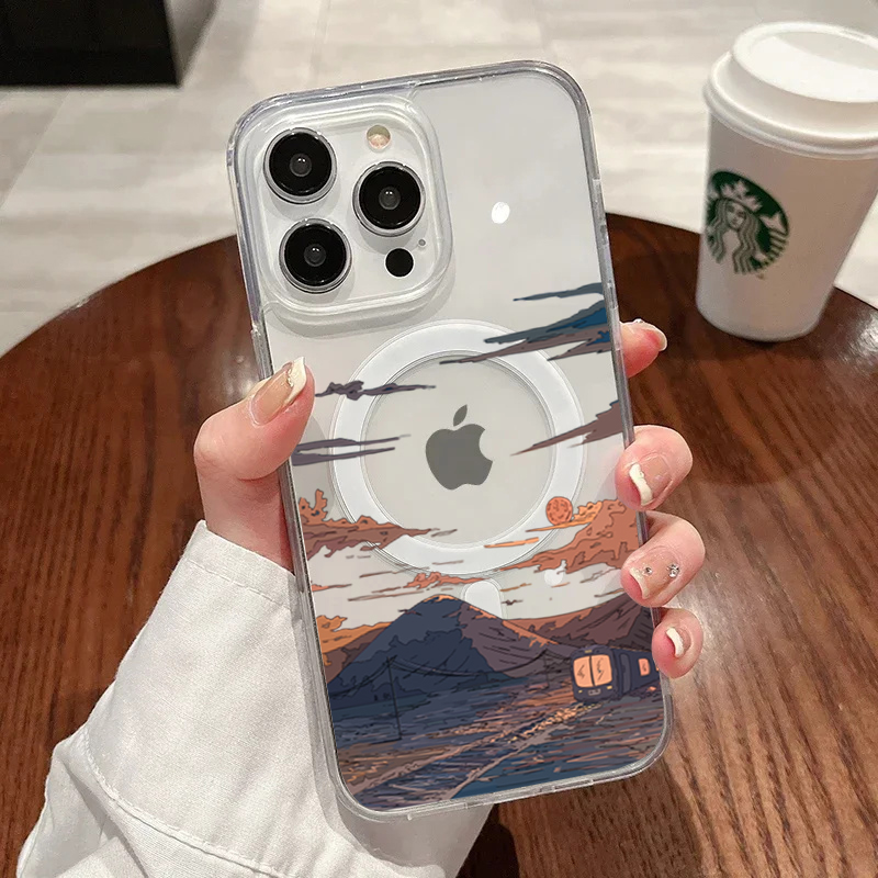 Sunset Pattern Fashion Phone C – Phone Cases Durable recenzja i cena