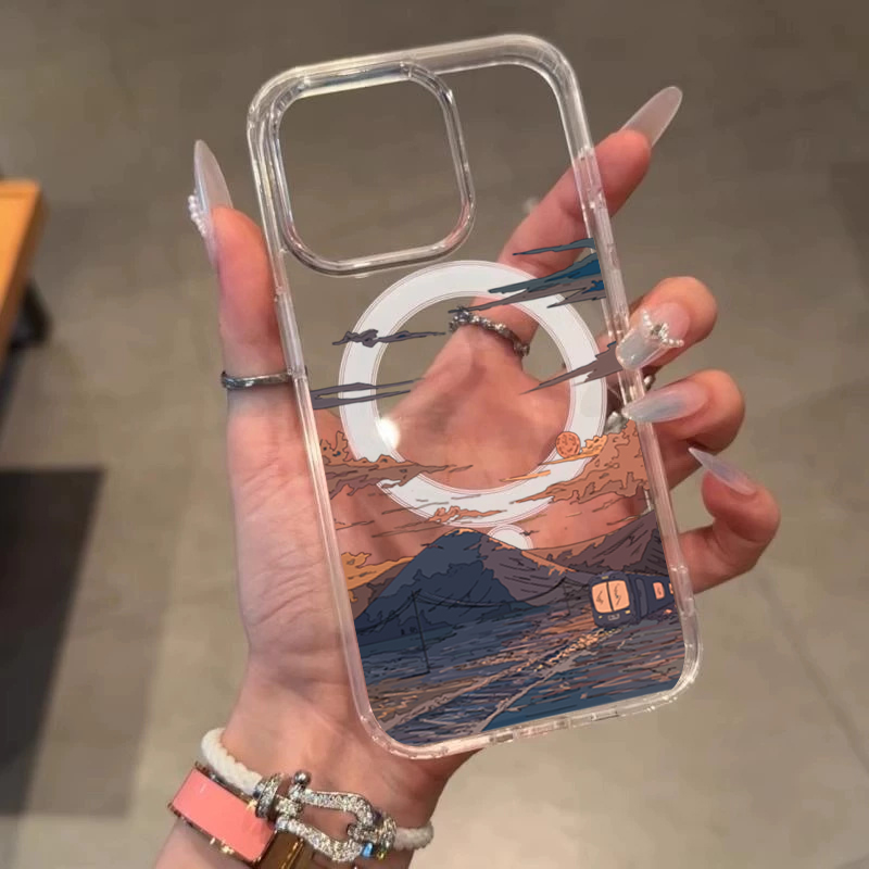 Sunset Pattern Fashion Phone C – Phone Cases Durable recenzja i cena