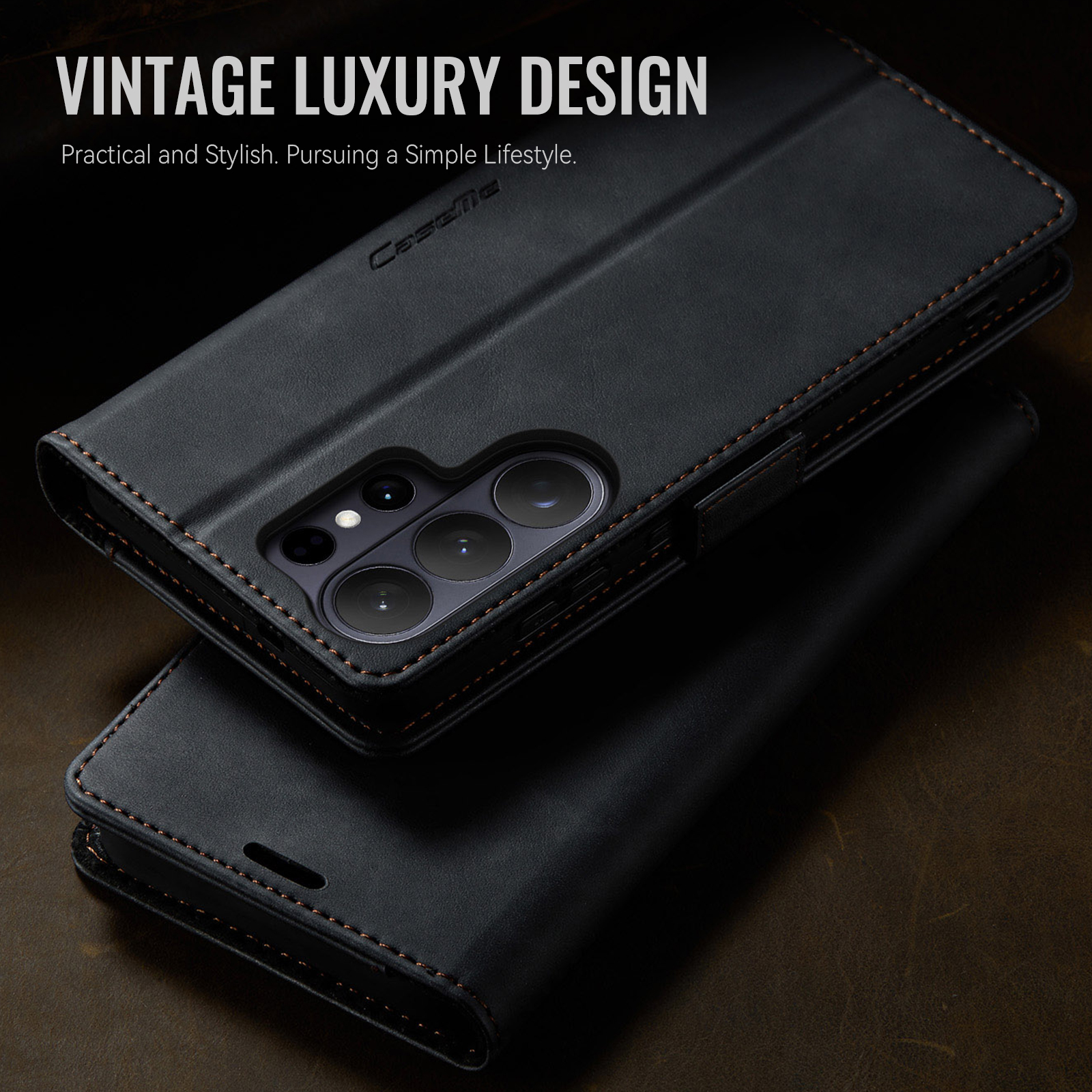 Case For Samsung Galaxy S26 Ul – Leather Folio Wallet Case recenzja i cena
