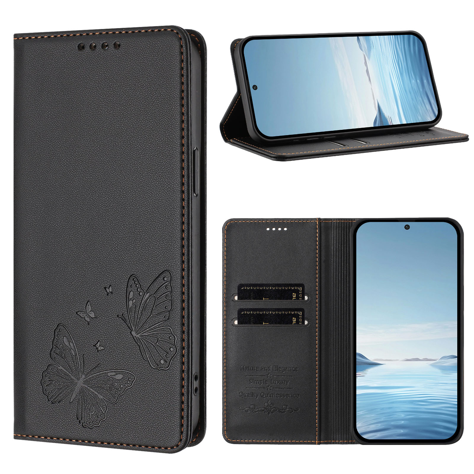 Magnetic Leather Folio Flip Wa – Leather Folio Wallet Case recenzja i cena