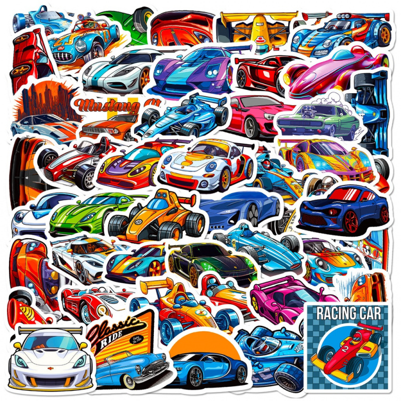50PCS Cool Cartoon JDM Racing  – Phone Cases Kids recenzja i cena