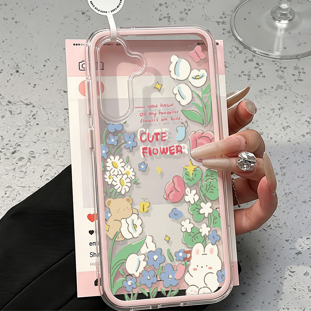 2 IN 1 Clear Case For Samsung  – Phone Cases Samsung recenzja i cena