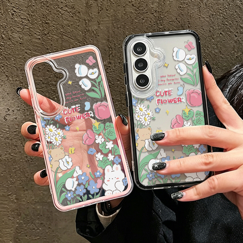 2 IN 1 Clear Case For Samsung  – Phone Cases Samsung recenzja i cena
