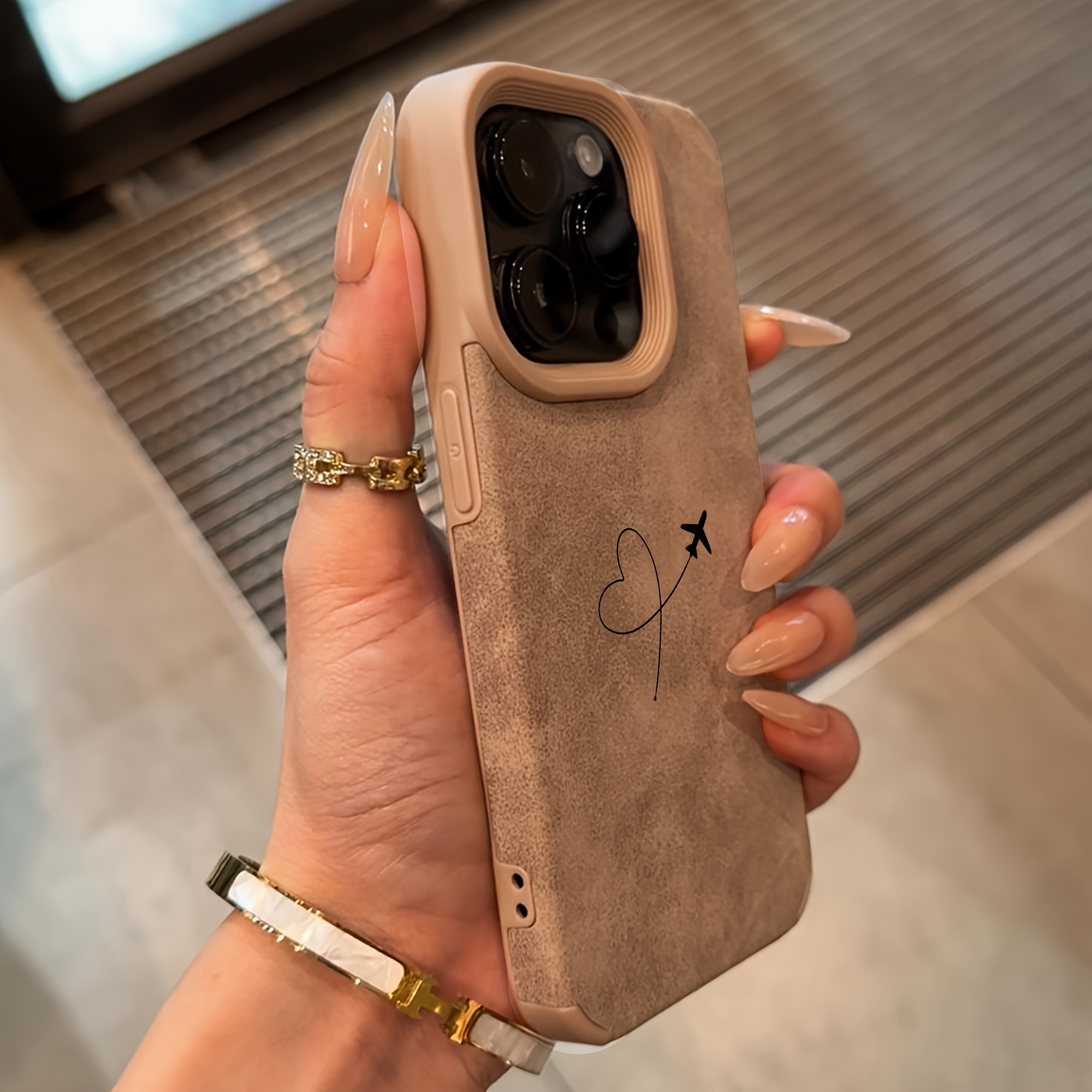 Airplane Route Love Heart Desi – Phone Cases Leather recenzja i cena