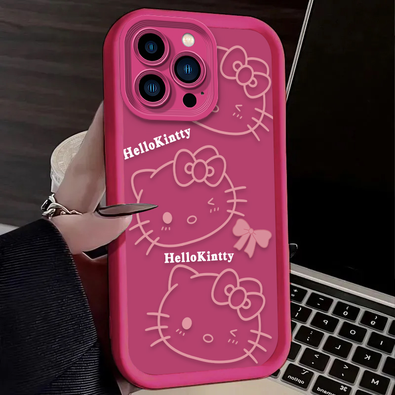Pink Cute Hello Kitty Case for – Phone Cases Hello Kitty recenzja i cena