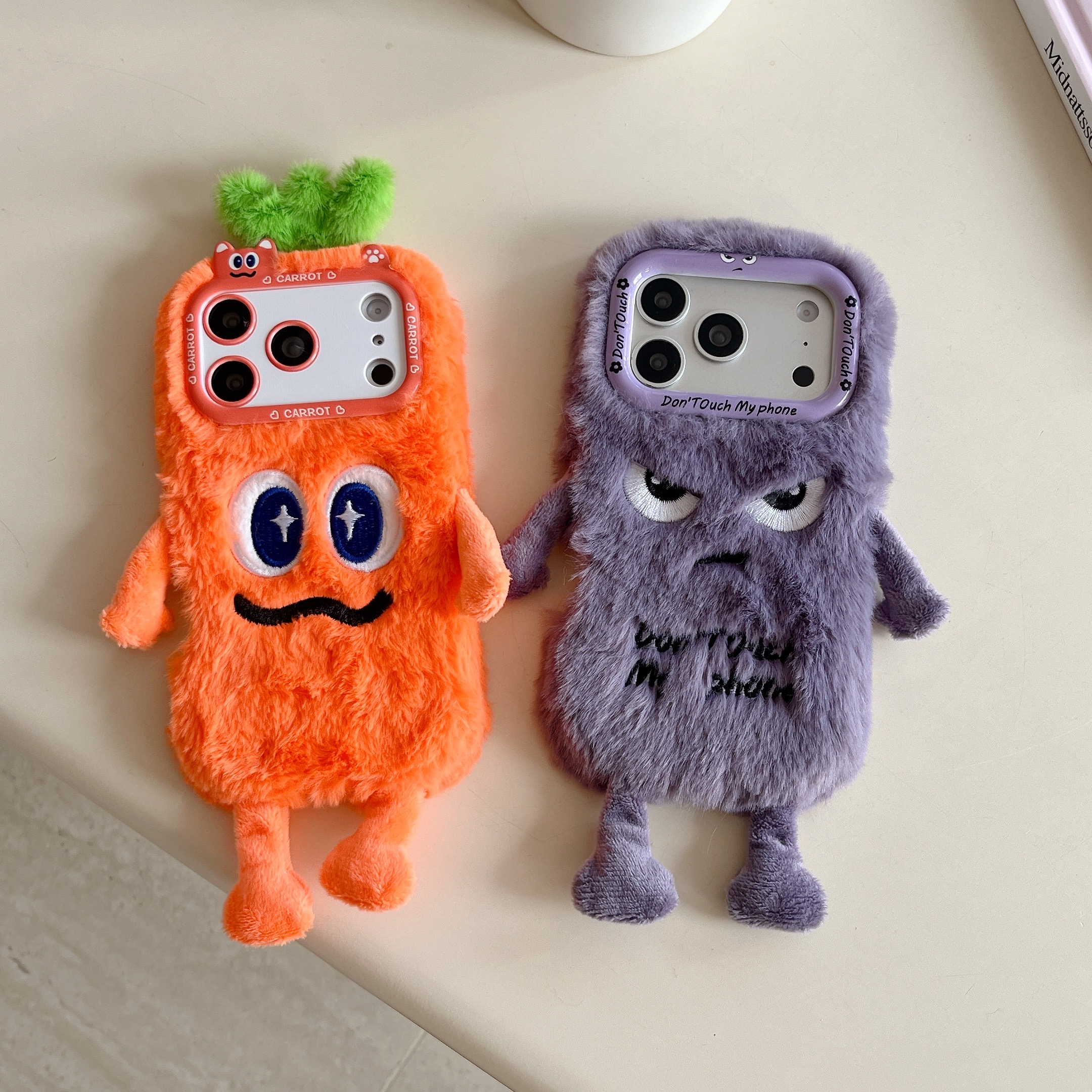 Cute Plush Phone Case with Qui – Phone Cases For Iphone 13 recenzja i cena
