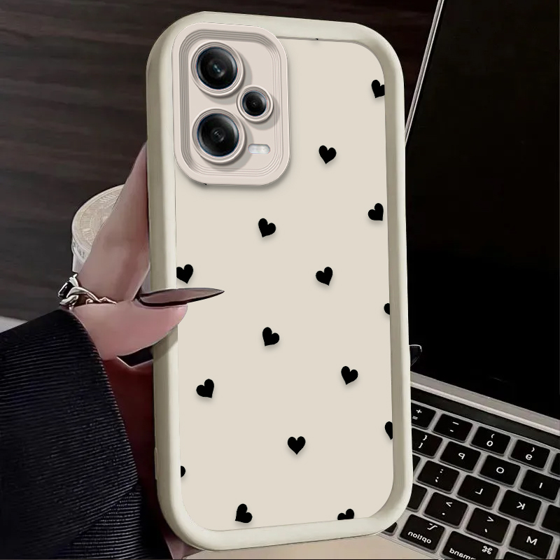 Black Love Heart Bowknot Phone – Phone Cases Redmi recenzja i cena