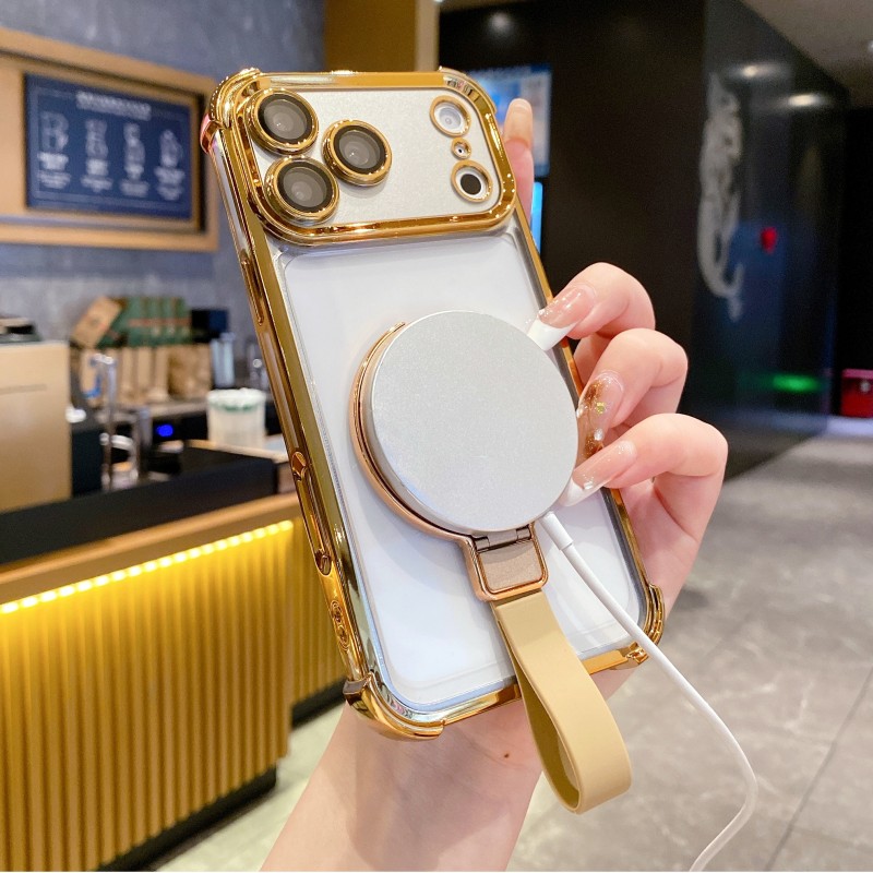 Tail Magnetic Ring Stand Case  – Luxury Plating Case recenzja i cena