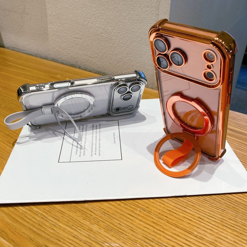 Tail Magnetic Ring Stand Case  – Luxury Plating Case recenzja i cena