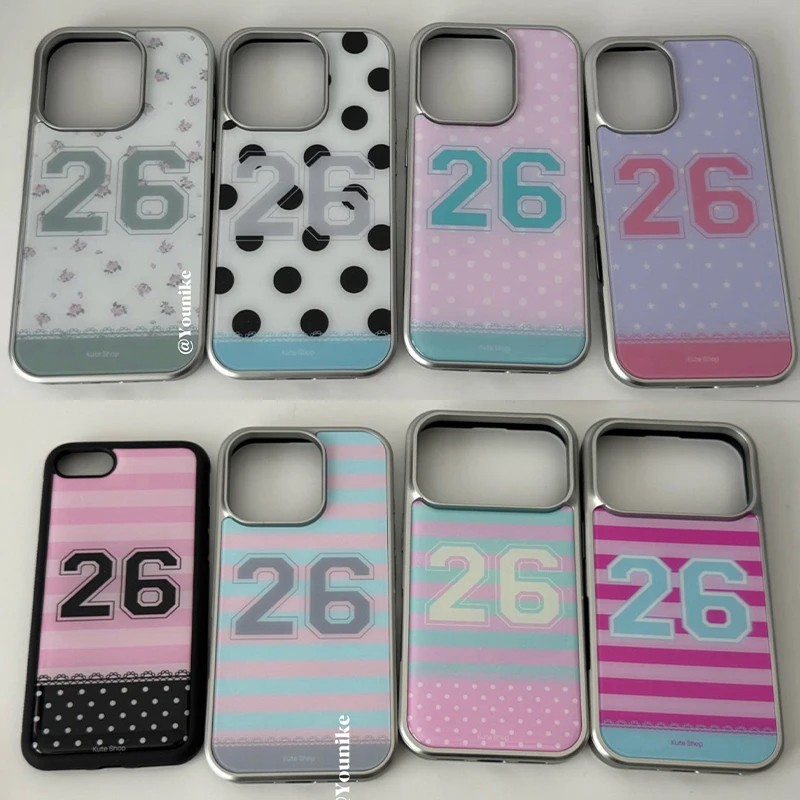 Clmj Korean Ins Stripe Polka D – Phone Cases That Charge Your Phone recenzja i cena
