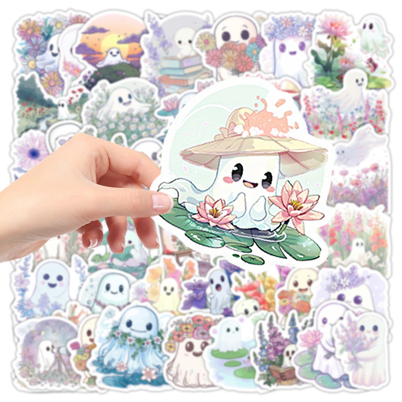 50PCS Cute White Ghost Graffit – Phone Cases Kids recenzja i cena