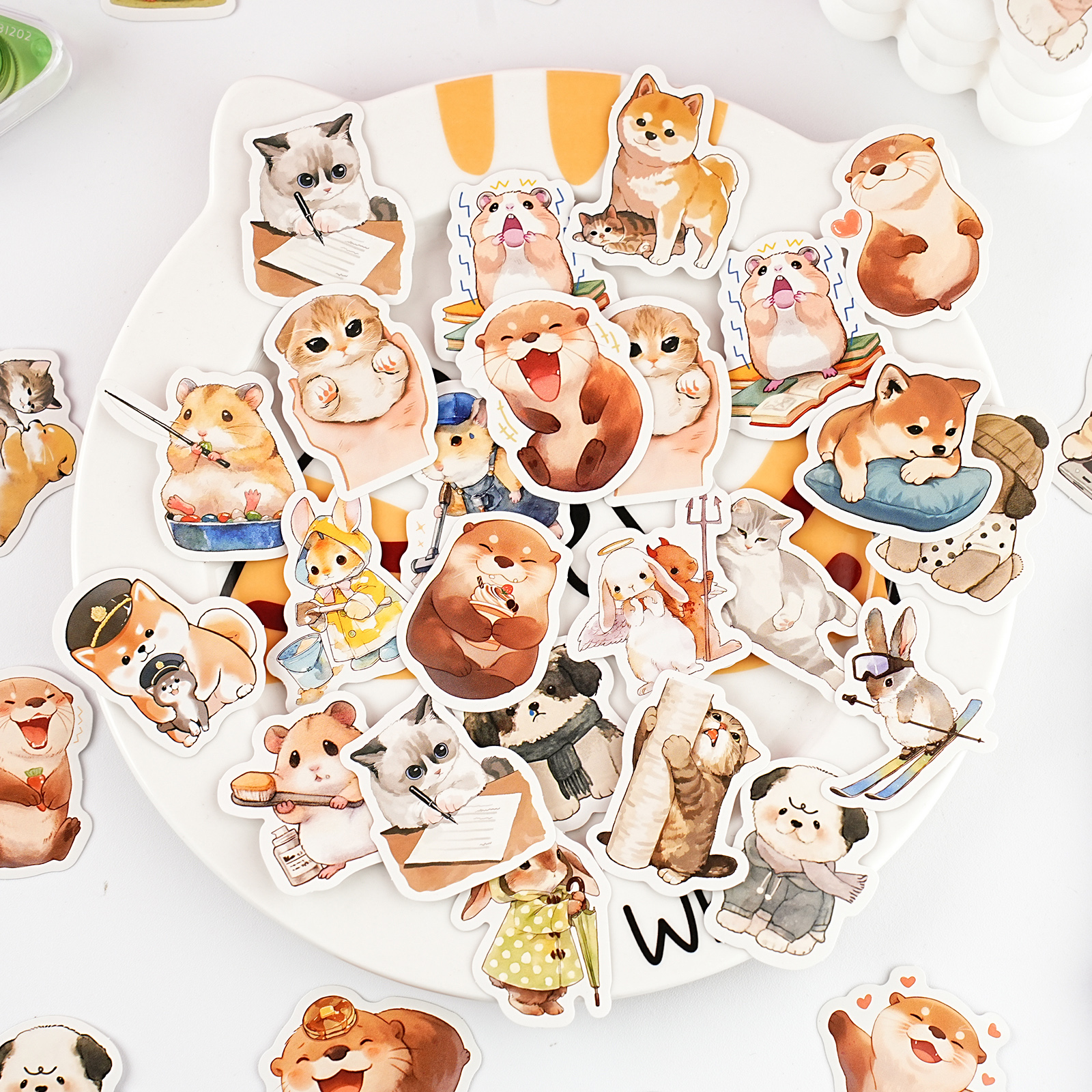40pcs Cute Animal House Sticke – Phone Cases Kids recenzja i cena