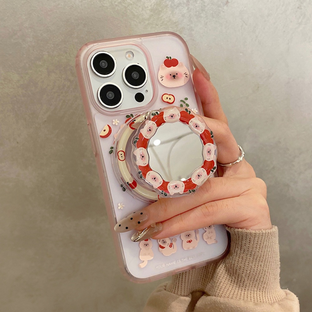 Korean Cute Apple Kitty For Ma – Phone Cases Quirky recenzja i cena