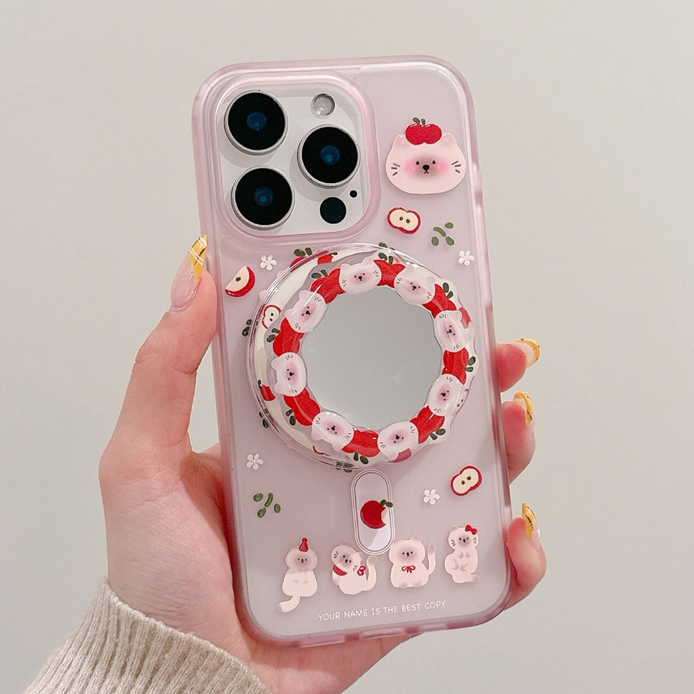 Korean Cute Apple Kitty For Ma – Phone Cases Quirky recenzja i cena