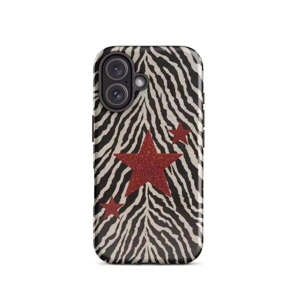 Luxury Clmj Zebra Print Red St – Phone Cases Zebra recenzja i cena