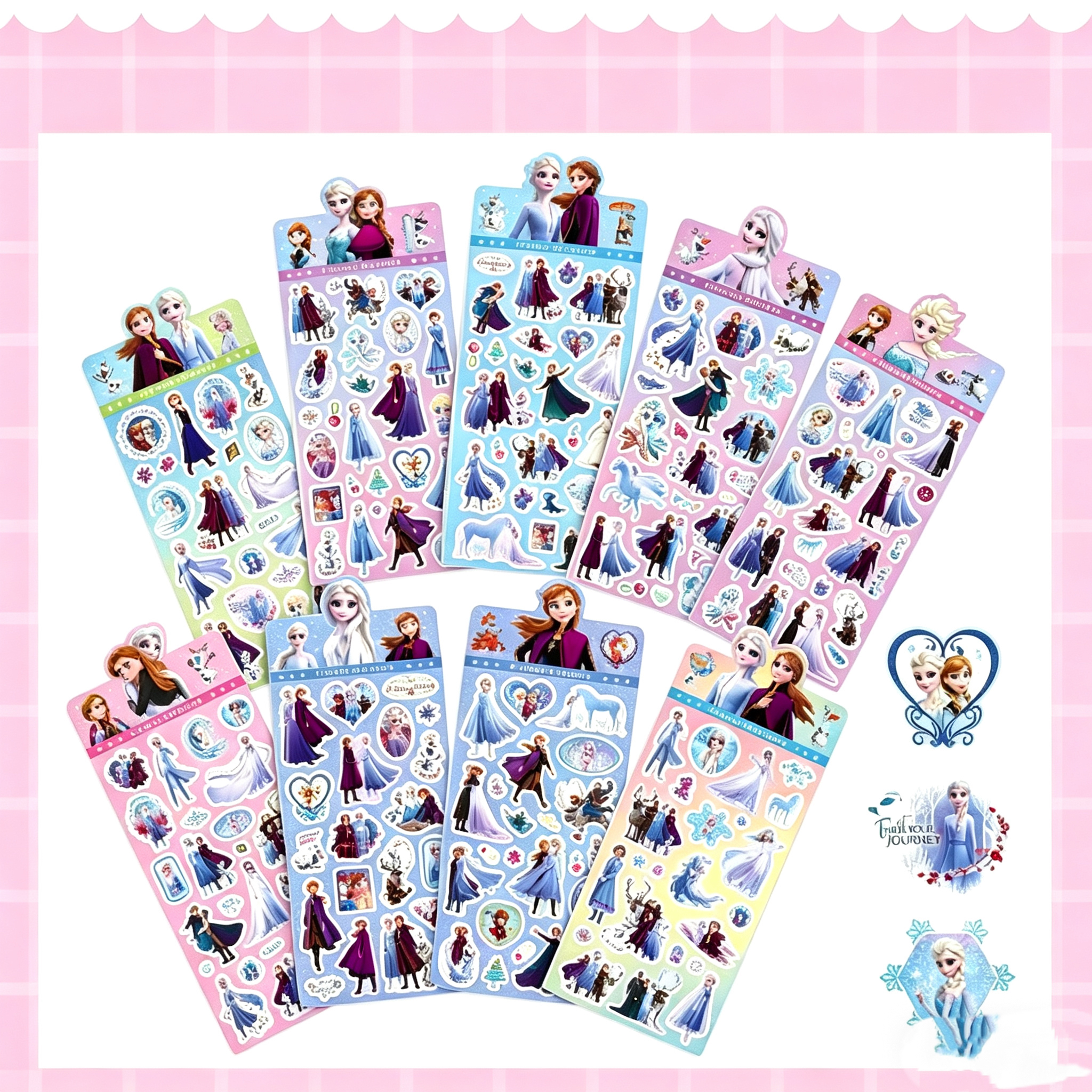 5Pcs Frozen 2 Laser Stickers,  – Phone Cases Kids recenzja i cena