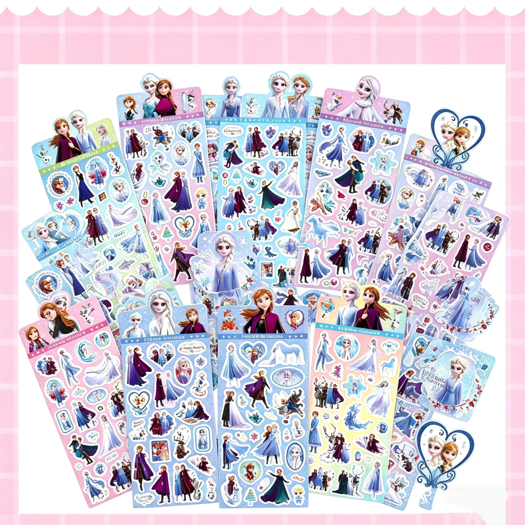 5Pcs Frozen 2 Laser Stickers,  – Phone Cases Kids recenzja i cena
